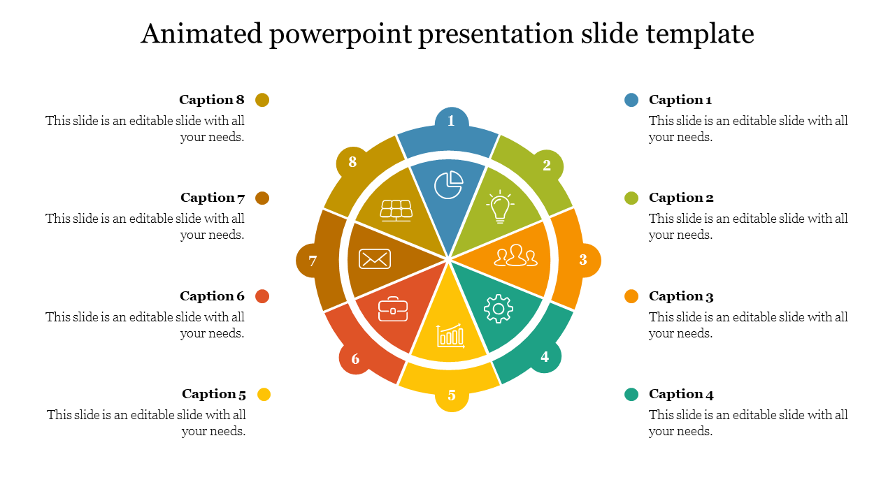 Best animated powerpoint presentation slide template
